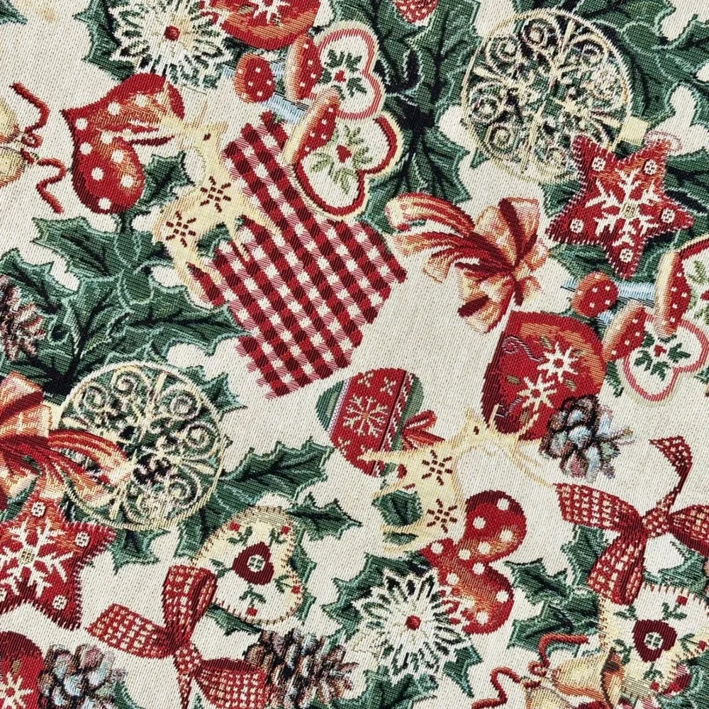 Armin & Marion Home Christmas Table Runner Holly Bells Made in Germany 77